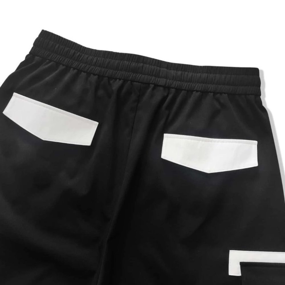 Streetstyle Two Tone Black & White Men's Cargo Pants - Picture 5 of 6